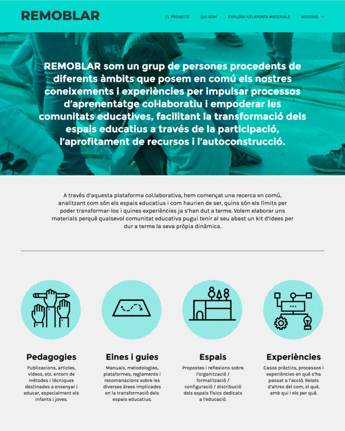 Remobalar / Investigar, reutilizar y rediseñar para innovar en los espacios educativos